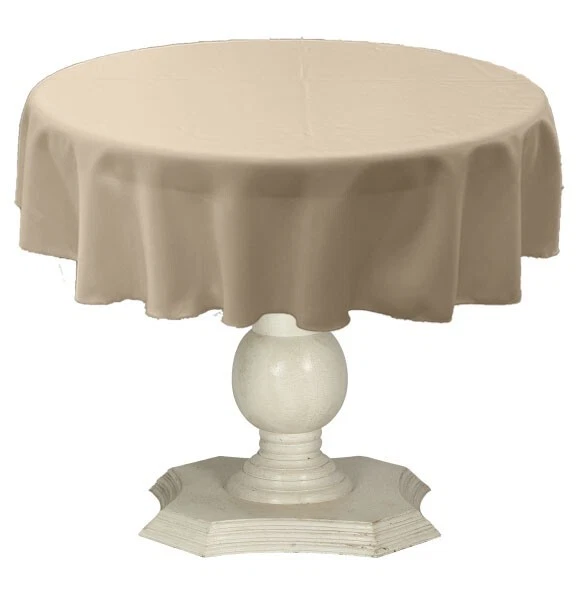 Tablecloth Solid Dull Bridal Satin Overlay. (36" Inches) - Image 1 of 1