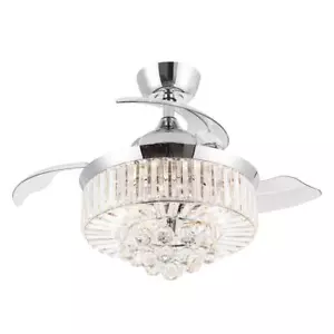 Parrot Uncle Ceiling Fan w/ Light LED Remote Control Standard Rust Resistant - Picture 1 of 6