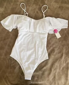 Women Swimming Suits One Piece for Women White Size L - Picture 1 of 5