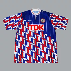AJAX MAGLIA UMBRO AWAY TDK ORIGINALE VINTAGE JERSEY TRIKOT SHIRT 1988-1991 - Imagen 1 de 7