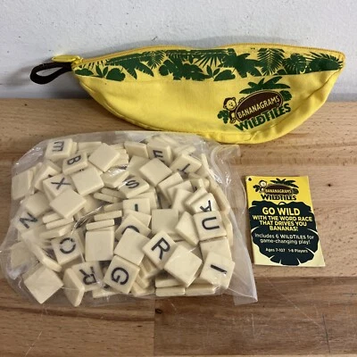 Bananagrams WILDTILES Fun Word Family Game Fast Pace. Vocabulary Building - Image 1 of 4