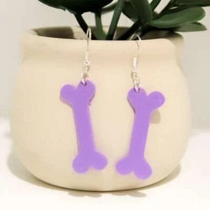 Knochen Ohrringe, Ohrhänger, modische Ohrringe, süßer Knochen - Bild 1 von 270