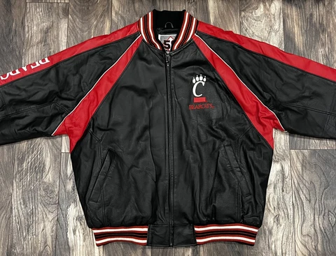 vintage cincinnati bearcats 2XL leather jacket 58 sports Cover