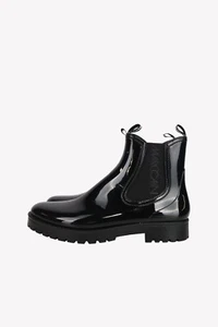 TOP! * Marc Cain * angesagte Boots edel Gummi Stiefel * Gr. 41 schwarz - Bild 1 von 4