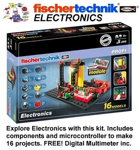 fischertechnik 524326 Profi Electronics - 16 models 260 parts - Educational Fun! - Foto 1 di 5