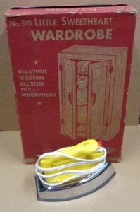 Lot/2 Vtg WOLVERINE Iron & Metal No. 510 LITTLE SWEETHEART WARDROBE w/box - USA - Picture 1 of 17