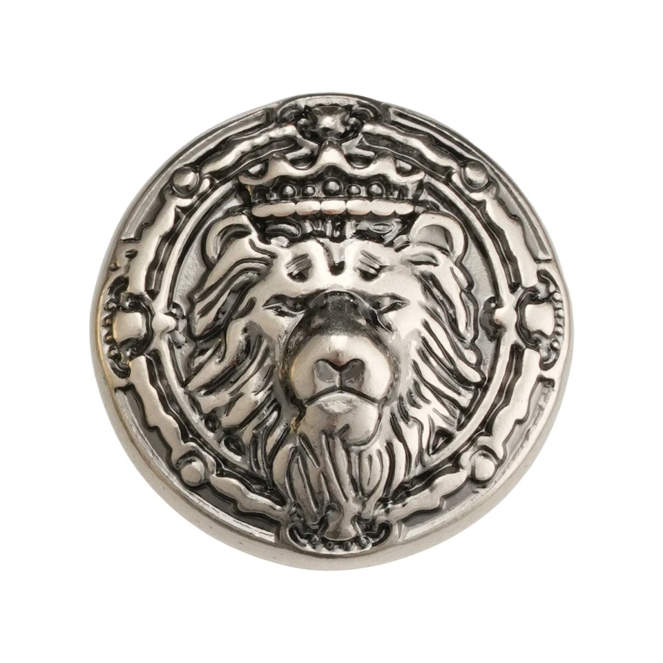 5pcs Lion Head Metal Button, Royal Style for Coats and Blazers Sewing DIY Crafts - Image 1 of 3
