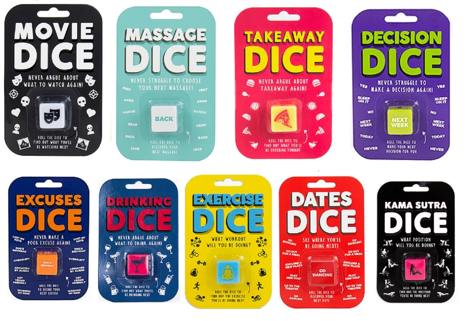 Novelty Decision Dice Random Choice Die Funny Home Gift