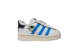 ADIDAS X STAR WARS SUPERSTAR TODDLE SNEAKERS WHT/SCAR FX5940 - BRAND NEW IN BOX - Picture 1 of 9