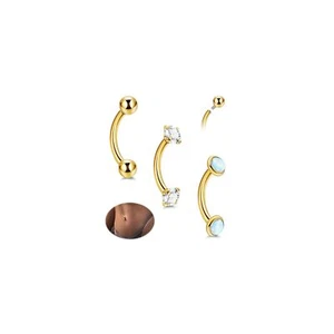 G23 14G Titanium Small Belly Button Rings for Women Internally Threaded Belly... - Picture 1 of 6
