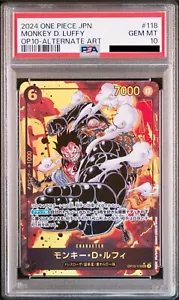 PSA10 Monkey D. Rufy OP10-118 Secret SEC Parallel giapponese carta pezzo unico - Foto 1 di 3