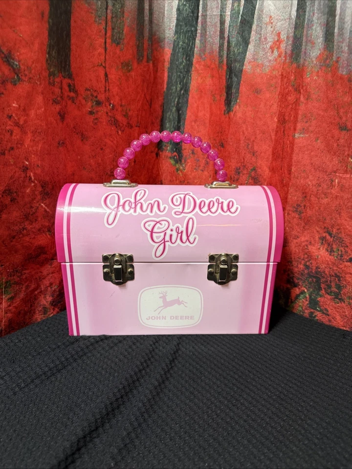 Fiambrera metálica John Deere Girl vintage Foto 1 de 4