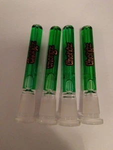 4 x CHONGZ 14,5 mm BONG DE VIDRIO TUBO DE BAJADA DIFUSOR TUBO DE VÁSTAGO DESCENDENTE 120 mm de largo - Imagen 1 de 4
