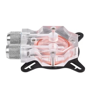 Computer GPU Cooling Water Block Computer Cooler Kit Red Copper Base For - Picture 1 of 8
