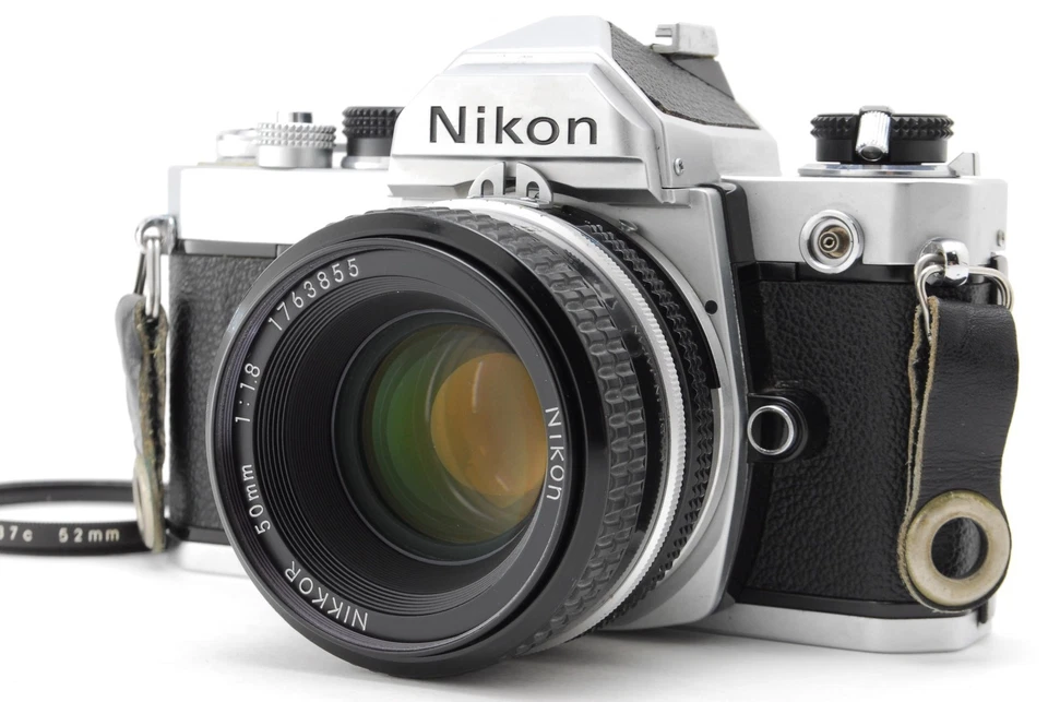 【N MINT+++】Nikon FM 35mm SLR Film Camera Ai 50mm f/1.8 Lens - Image 1 of 4