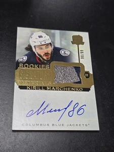 99/99 Kirill Marchenko 2022-23 The Cup Rookie Signature Materials Auto Patch - Bild 1 von 3