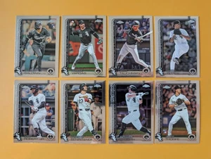 2025 Topps Chrome Baseball Team Set 8 Cards Chicago White Sox Baldwin RC - Picture 1 of 4