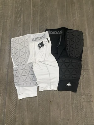 Adidas Tech Fit 5-Pad Girdle Compression shorts football Mens M NEW LOT OF 2 - Image 1 of 4