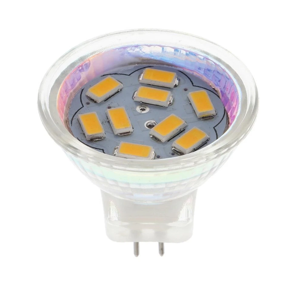 3W/4W 12V MR11 Bipin Base 12 SMD 5730 LED Light Lamp Spotlight Bulb Power Saving - Image 1 of 1