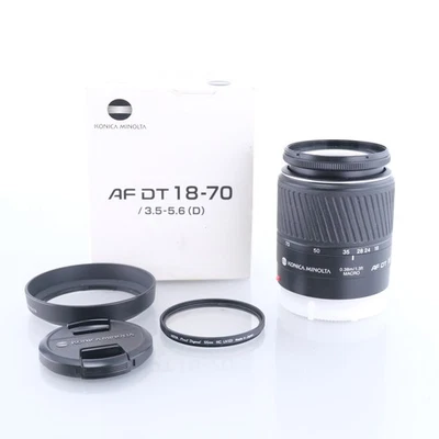 Konica Minolta AF DT 18-70mm f/3.5-5.6 D Lens APS-C Zoom Autofocus Sony Alpha - Image 1 of 4