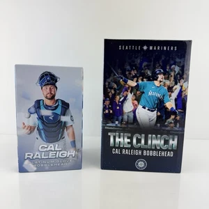 Menge 2 Cal Raleigh Wackelkopf The Clinch & Platinum Glove Mariners Neu im Karton - Bild 1 von 16