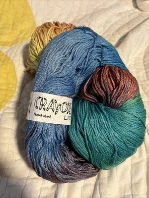One Skein of Crayons Yarn  Mercerized Cabled Cotton - Image 1 of 4