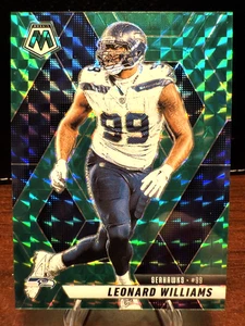 Leonard Williams Mosaic Green Prizm-2025 Panini Mosaic #61 Seattle Seahawks NFL - Picture 1 of 2