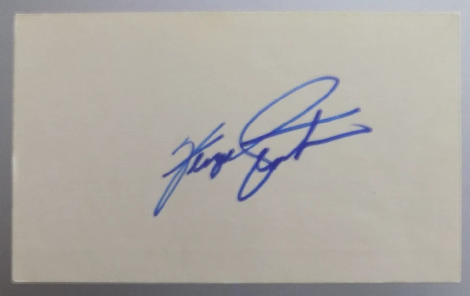 Fergie Jenkins Hand-Signed Index Card - Image 1 of 1
