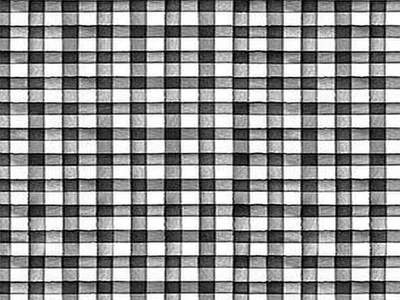 Checking In Grey Check Plaid  100% Cotton Fabric By half yard - Image 1 of 2