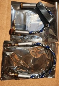 2 Youkamoo Kabel 4,4 mm symmetrisch Stecker auf Stecker Kabel Kopfhörer AUX plus ein weiteres  - Bild 1 von 5