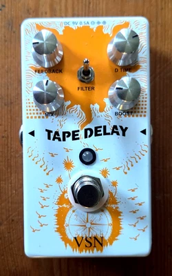 VSN Tape Delay Pedal, nice delay options with  Boost - Image 1 of 4