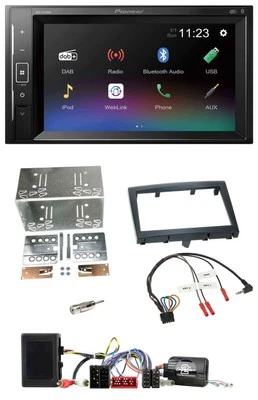 Pioneer DAB Lenkrad 2DIN Bluetooth USB Autoradio für Porsche Boxster 911 Cayman - Bild 1 von 4