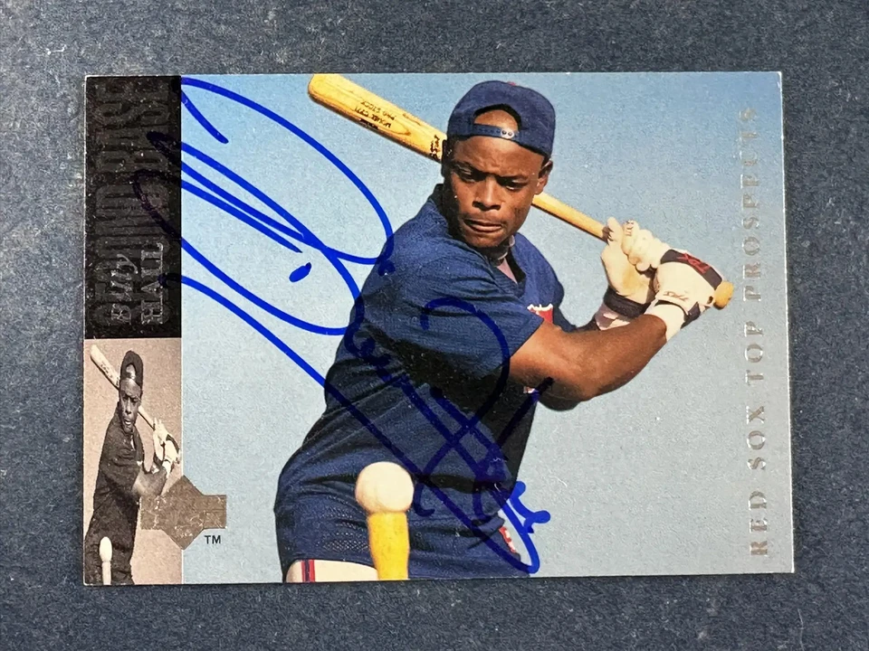 Billy Hall Autograph Signed 1994 Upper Deck Minors Boston Red Sox - Image 1 of 2