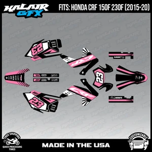 Graphics Kit for HONDA CRF150F CRF230F (2015-2020) FH - Pink - Picture 1 of 4