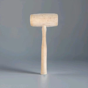 Wood Mallet Hammer Wood Making Round Solid Hammer Tool Carpentry 12"x6" - Picture 1 of 10