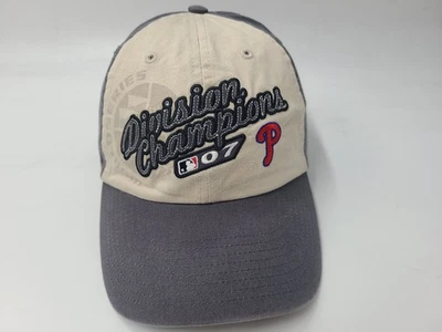 Philadelphia Phillies 2007 Division Champions Twins Enterprise Strapback Hat Cap - Image 1 of 4