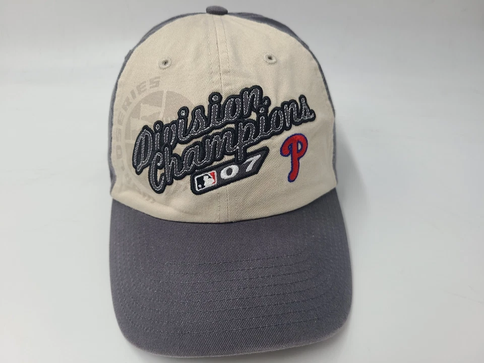 Philadelphia Phillies 2007 Division Champions Twins Enterprise Strapback Hat Cap - Image 1 of 4