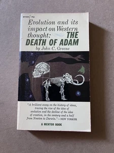 THE DEATH OF ADAM by John C. Greene 1961 Mentor FIRST PRINT paperback EVOLUTION - Imagen 1 de 3