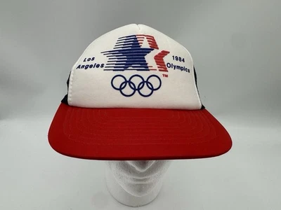 De colección 1984 Juegos Olímpicos de Los Ángeles Snapback Camionero Malla Espalda Gorra Gorra de Béisbol Sin Usar Foto 1 de 4