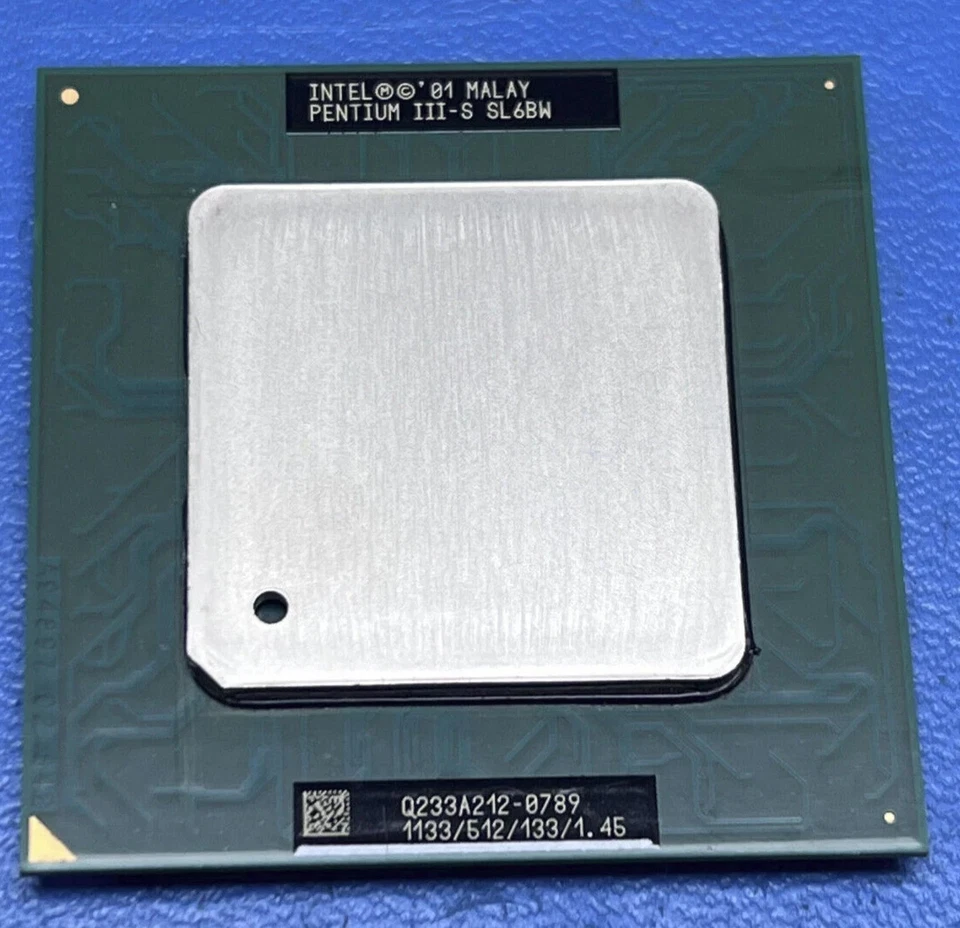 INTEL PENTIUM III  1133/256/133  SOCKET 370  SL6BW - Image 1 of 1