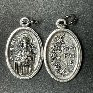 Saint Therese Pray For US Catholic Religious Medal Medals medalla Santa Teresita - Picture 1 of 1