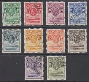  BASUTOLAND 1933 KGV DEFIN SET (x10) USED (ID:G4094) - Picture 1 of 1