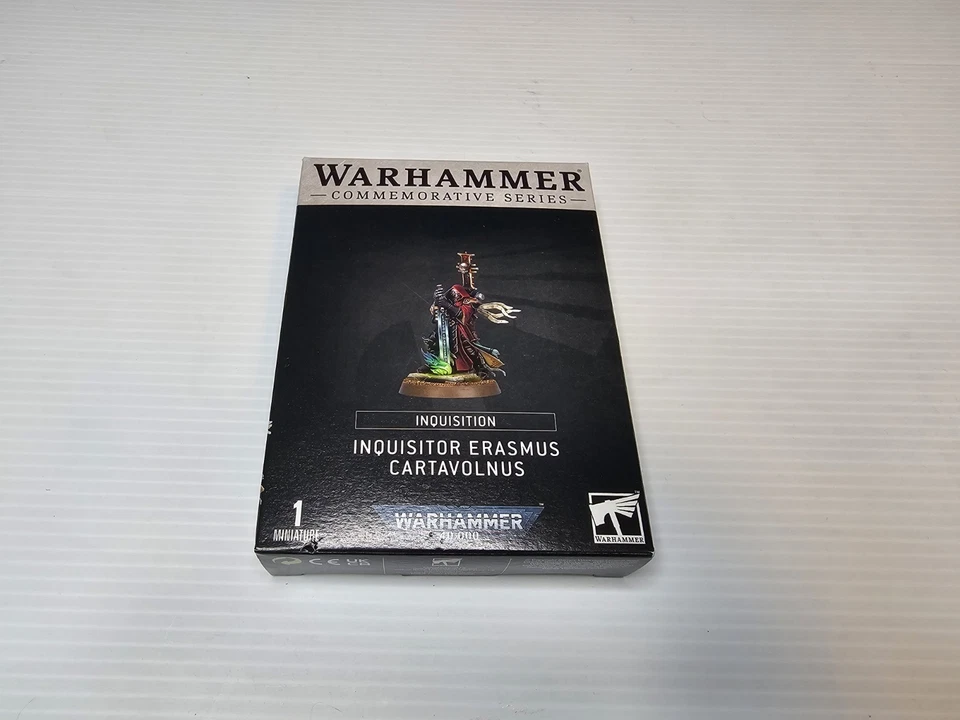 Warhammer 40k Inquisitor Erasmus Cartavolnus NIB - Image 1 of 3