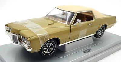 Ertl 1/18 Scale Diecast 33684 - 1969 Pontiac Grand Prix SJ 428 - Gold White - Image 1 of 4