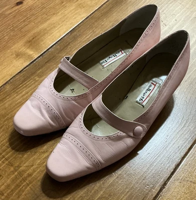 Zapatos Talbots Mujer Mary Jane Tacón Bajo Rosa Talla 8-1/2 M Foto 1 de 4