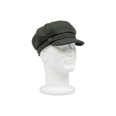 $240 RUBINACCI NAPOLI Military Green Hat Fisherman Cap Flat Cap Wool - Image 1 of 4