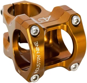Industry Nine A35 Stem - 32mm, 35 Clamp, +/-9, 1 1/8", Aluminum, Bronze - Picture 1 of 3