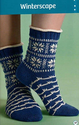 Socks Terrific!Toe Up Techniques Hand Knitted  Socks Knitting Pattern Book II - Image 1 of 4