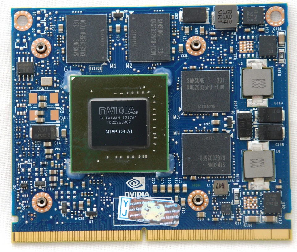 NVidia Quadro K2100M Upgrade Kit; 2GB DDR5; MXM3a; CLEVO/MSI/Dell Notebooks - Image 1 of 2