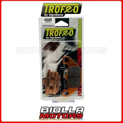 43024101 PASTIGLIE FRENO ANTERIORI TROFEO KAWASAKI VN VULCAN 750 2000 SINTERIZZA Foto 1 de 4